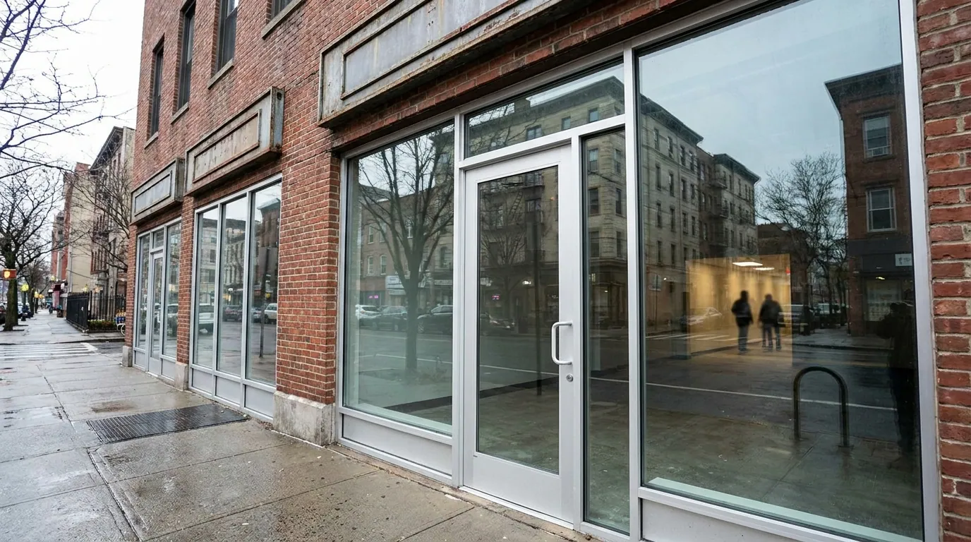 Aluminum Commercial Doors example